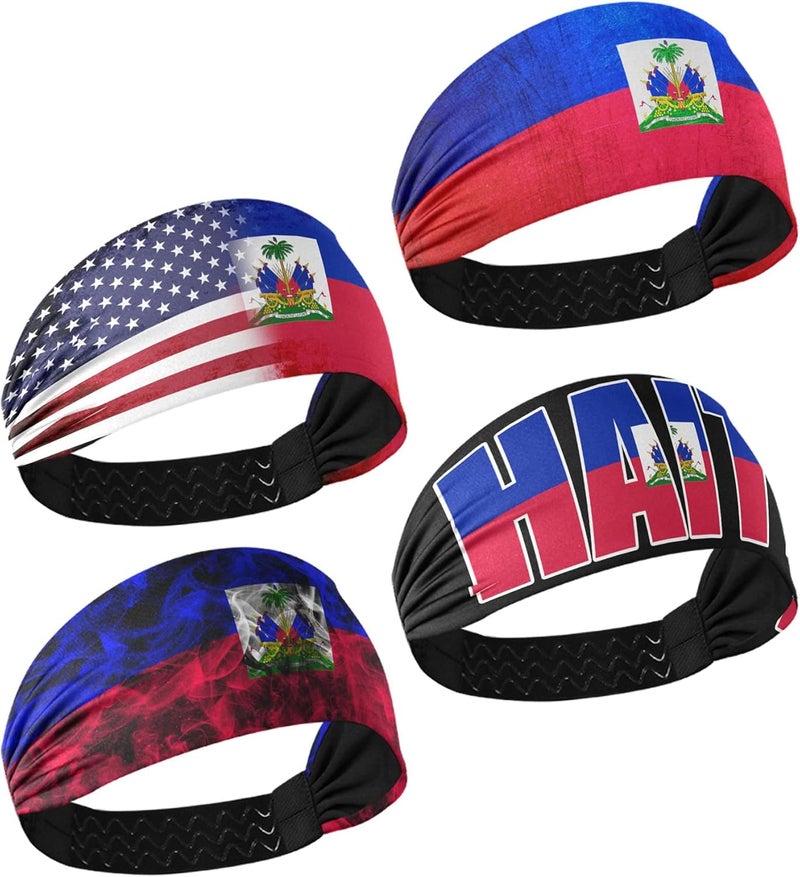 Vcmaluco Sports Sweatbands Headband for Men Women Elastic Headband Hair Bands Sports Sweatbands for Basketball Yoga Exercise Workout - Image 1